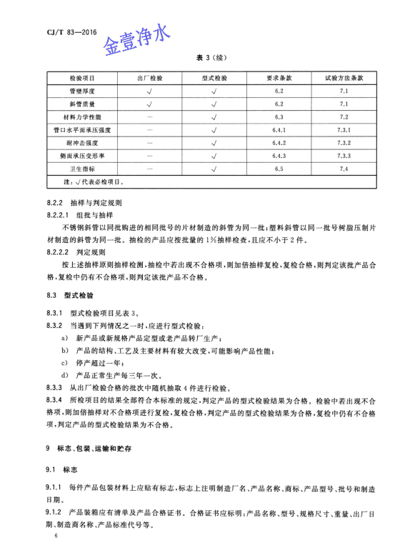 蜂窝斜管填料国家标准第六页