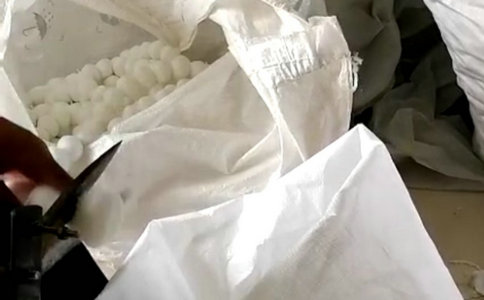 纤维球滤料生产现场